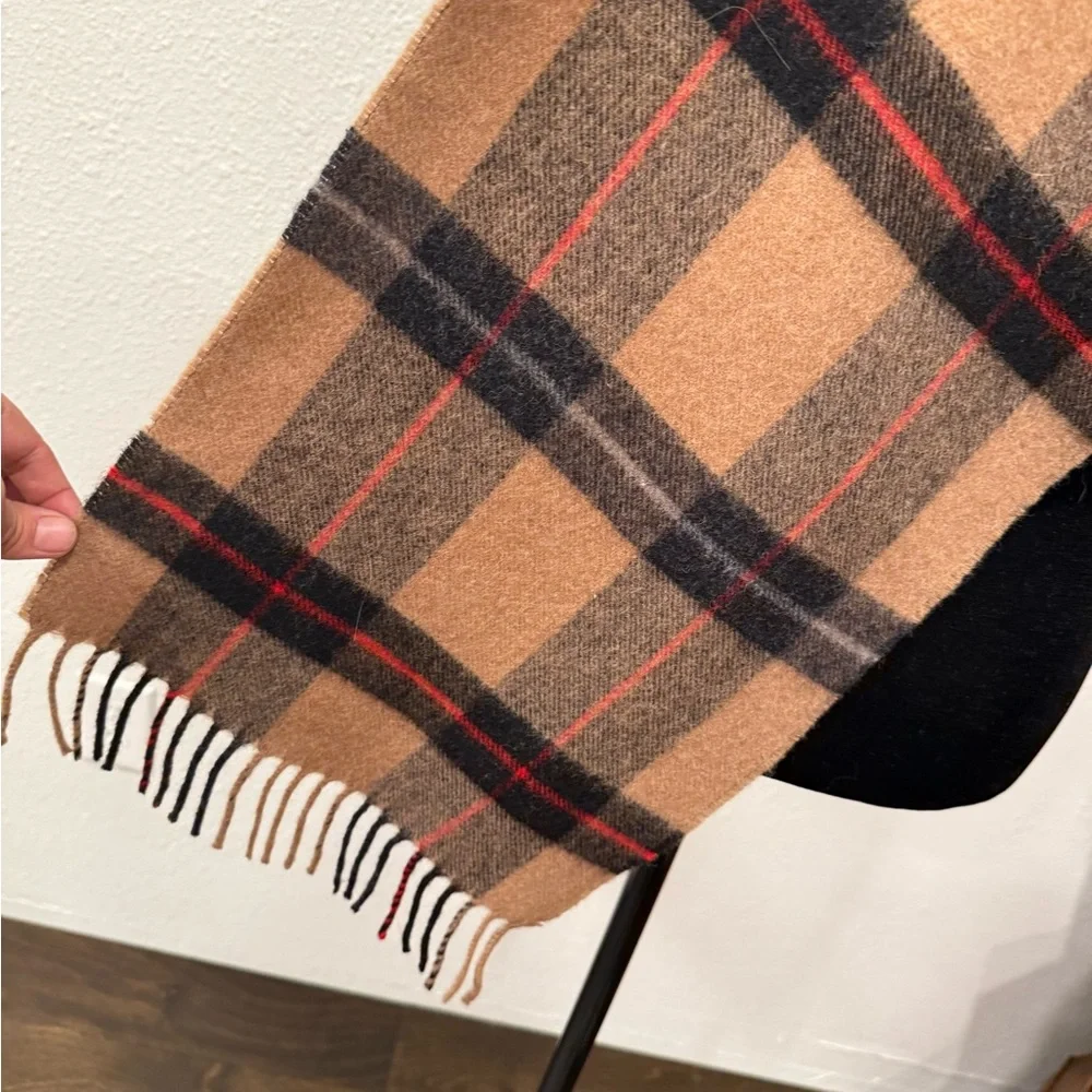 Dior Monsieur Merino Wool Plaid Scarf